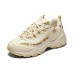 Skechers Cushioning Wear-Resistant Low-Top Chunky Sneakers Women's Natural Бежевый, 35.5