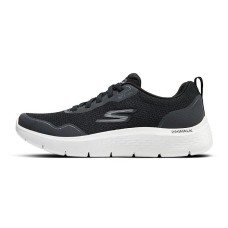 Skechers Cushioning Breathable Low Top Casual Running Shoes Men's Black Черно-белый, 40