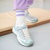 Skechers Kids Anti Slip And Wear Resistant Support Low Top Chunky Sneakers Light Blue Teenagers 31