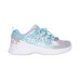 Skechers Slip-Resistant Breathable Kids Lifestyle Shoes Blue Purple Children Aged 3-7 Years Old silver/lavender, 28.5