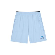 Skechers Casual Shorts Men's Rain Aqua Blue Rain Blue/0163, S