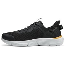Skechers Cushioning Moisture-Wicking Low-Top Casual Running Shoes Men's Black Черный, 42