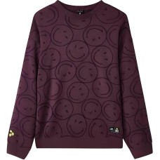 Skechers Sweatshirt Unisex Purple Brown Purple-Brown, L