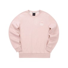 Skechers Colorful Sweatshirt Unisex Gray Pink Gray Pink/01NX, L