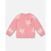 Toddler Girls Jacquard Unicorn Sweater Hairy Knit Pink - Toddler|Child Розовый, 2T