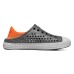 Skechers Foamies Anti-Slip And Wear-Resistant Breathable Children's Sandals Gray Orange Teenagers 28.5