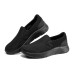 Skechers Go Walk Fle Anti-Slip Wear-Resistant Low-Top Casual Shoes Men's Black 41