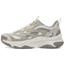 Skechers Anti-Slip Wear-Resistant Low-Top Casual Shoes Men's White Gray White gray, 42