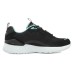 Skechers Durable Breathable Low-Top Running Shoes Women's Black Green Черно-зеленый, 36.5