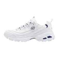 Skechers D'LITES 1.0 Breathable Anti-Slip And Wear-Resistant Low-Top Chunky Sneakers Men's White Белый, 42