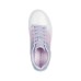 Skechers Court High Anti Slip Wear Resistant Low Top Kids' Skateboarding Shoes White Pink Children Aged 3 7 Years Old Разноцветный, 34