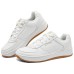 Skechers Court Classics Anti-Slip Wear-Resistant Breathable Support Low-Top Skateboard Shoes Men's White Yellow Белый Желтый, 42