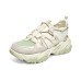Skechers D'lites Sandal 'White Grey Green' Women's 35
