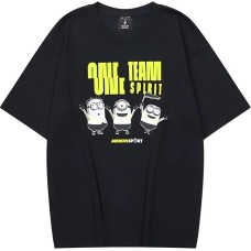 Skechers x XIAOHUANGRENLIANMING T Shirt Unisex Carbon Black Carbon Black-0018, L