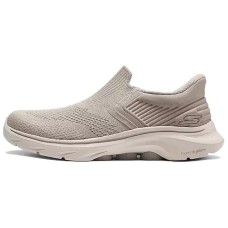 Skechers WOMEN'S GO WALK Anti-Slip And Wear-Resistant Breathable Low-Top Casual Shoes Women's Taupe Серо-коричневый, 35