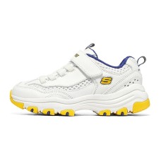 Skechers Kids Lifestyle Shoes White Yellow Teenagers 35