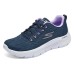 Skechers Go Walk Fle Anti Slip Wear Resistant Low Top Running Shoes Women's Blue Синий, 38.5