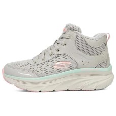 Skechers D'Lux Walker Cushioning Slip Resistant Mid Top Casual Shoes Women's Gray 37