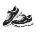 Skechers D'LITES 1.0 Anti-Slip Wear-Resistant Low-Top Chunky Sneakers Women's Black White Черно-белый, 35