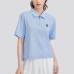 Skechers Polo Shirt Women's Moon White Blue Moon White Blue/02P8, M
