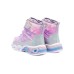 Skechers Sweetheart Lights Durable Cushioning Kids Lifestyle Shoes Purple Gray Teenagers 35