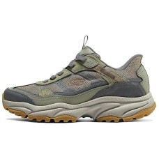 Skechers OUTDOOR MENS Anti-Slip Wear-Resistant Low-Top Outdoor Shoes Men's Olive Gray olive/gray, 41