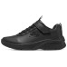 Skechers Kids Cushioning Abrasion Resistant Breathable Low Top Kids' Running Shoes All Black Kids' Черный, 29