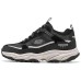 Skechers OUTDOOR MENS Anti-Slip Wear-Resistant Mid-Top Hiking Shoes Men's Black Черный, 39.5