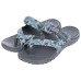 Skechers Slip-Resistant Abrasion-Resistant Slide Slippers Women's Gray Серый, 36