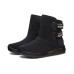 Skechers ON THE GO Thermal Abrasion Resistant Short Snow Boots Women's All Black 36