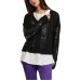 Adidas Originals DISTRESSED CREW SWEATSHIRT Sweater Women's Black Черный, XS