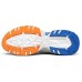 Skechers Stamina V2 Cushioning Anti-Slip Wear-Resistant Breathability Low-Top Chunky Sneakers Men's White Orange Blue 39.5