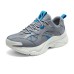 Skechers Anti-Slip Wear-Resistant Low-Top Running Shoes Men's Blue Gray Blue Gray, 42