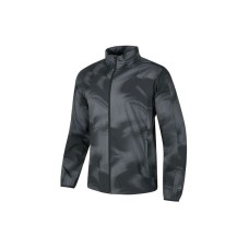 Skechers Jackets Coats Men's Black Gray Ink All Over Print Black Gray Ink All over Print/03ZD, S
