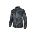 Skechers Jackets Coats Men's Black Gray Ink All Over Print Black Gray Ink All over Print/03ZD, S