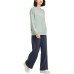 Skechers Sports Alliance Series Sweatshirt Women's Aqua Silver Green Mercury Green/04X2, S