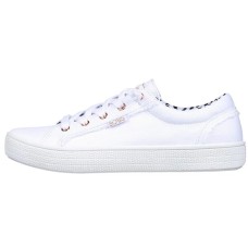 Skechers Bobs Extra Cute Slip Resistant Cushioning Abrasion Resistant Low Top Skateboard Shoes Women's White 38