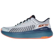 Skechers Slip Ins Anti Slip Wear Resistant Low Top Casual Running Shoes Men's Blue Gray Blue, 41