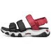 Skechers D'Lites 2.0 Sandals Black/Red/White Women's 35