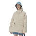 Skechers Sports Alliance Series FW24 Puffer Jacket Unisex Light Brown Light Brown/0046, 2XL