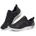 Skechers Cushioning, Slip Resistant, Abrasion Resistant, Lightweight Low Top Casual Running Shoes Women's Black White Черно-белый, 35