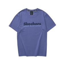 Skechers Drop Shoulder Sleeve T Shirt Men's Spearfish Blue Spearfish Blue/030T, S