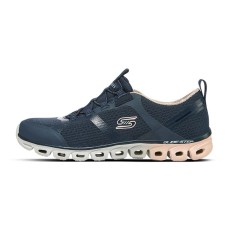 Skechers Glide Step Breathable And Wear resistant Low Top Casual Shoes Women's Marine Blue Синий, 37