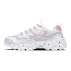 Skechers D'LITES 1.0 Anti-Slip Wear-Resistant Low-Top Casual Shoes Women's Pink White Розовый, 36.5