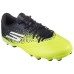 Skechers FG Rubber Long Studs Anti Slip Wear Resistant Soccer Shoes Unisex Yellow Black Yellow Black, 42.5