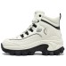 Skechers Street Anti-Slip Wear-Resistant High-Top Casual Shoes Women's White Черно-белый, 39