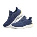 Skechers Ingram Cushioning Anti-Slip And Wear-Resistant Breathable Support Low-Top Casual Shoes Men's Blue 41.5