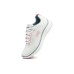 Skechers Cushioning Abrasion Resistant Breathable Low Top Casual Shoes Women's White Pink Blue White Pink Blue, 35
