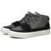 Skechers Slip Resistant, Abrasion Resistant, Breathable Mid Top Canvas Shoes Men's Charcoal 44