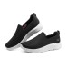 Skechers Go Walk Fle Cushioning Anti-Slip And Wear-Resistant Breathable Rebound Low-Top Casual Shoes Men's Black Red 42